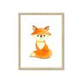 Picture of Small Fox _GroupedProduct_Rectangle_Portrait_Mini_ _GroupedProduct_Rectangle_Portrait_Framed_Matted_