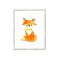 Picture of Small Fox _GroupedProduct_Rectangle_Portrait_Mini_ _GroupedProduct_Rectangle_Portrait_Framed_Matted_