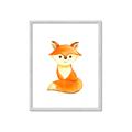 Picture of Small Fox _GroupedProduct_Rectangle_Portrait_Mini_ _GroupedProduct_Rectangle_Portrait_Framed_Matted_