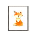 Picture of Small Fox _GroupedProduct_Rectangle_Portrait_Mini_ _GroupedProduct_Rectangle_Portrait_Framed_Matted_
