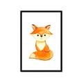 Picture of Small Fox _GroupedProduct_Rectangle_Portrait_Mini_ _GroupedProduct_Rectangle_Portrait_Framed_Matted_