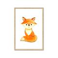 Picture of Small Fox _GroupedProduct_Rectangle_Portrait_Mini_ _GroupedProduct_Rectangle_Portrait_Framed_Matted_