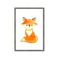 Picture of Small Fox _GroupedProduct_Rectangle_Portrait_Mini_ _GroupedProduct_Rectangle_Portrait_Framed_Matted_