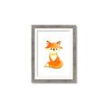 Picture of Small Fox _GroupedProduct_Rectangle_Portrait_Mini_ _GroupedProduct_Rectangle_Portrait_Framed_Matted_