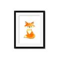Picture of Small Fox _GroupedProduct_Rectangle_Portrait_Mini_ _GroupedProduct_Rectangle_Portrait_Framed_Matted_