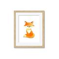 Picture of Small Fox _GroupedProduct_Rectangle_Portrait_Mini_ _GroupedProduct_Rectangle_Portrait_Framed_Matted_