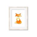 Picture of Small Fox _GroupedProduct_Rectangle_Portrait_Mini_ _GroupedProduct_Rectangle_Portrait_Framed_Matted_