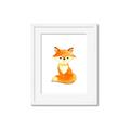 Picture of Small Fox _GroupedProduct_Rectangle_Portrait_Mini_ _GroupedProduct_Rectangle_Portrait_Framed_Matted_