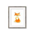 Picture of Small Fox _GroupedProduct_Rectangle_Portrait_Mini_ _GroupedProduct_Rectangle_Portrait_Framed_Matted_