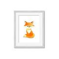 Picture of Small Fox _GroupedProduct_Rectangle_Portrait_Mini_ _GroupedProduct_Rectangle_Portrait_Framed_Matted_