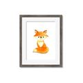 Picture of Small Fox _GroupedProduct_Rectangle_Portrait_Mini_ _GroupedProduct_Rectangle_Portrait_Framed_Matted_