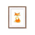 Picture of Small Fox _GroupedProduct_Rectangle_Portrait_Mini_ _GroupedProduct_Rectangle_Portrait_Framed_Matted_