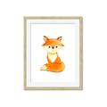 Picture of Small Fox _GroupedProduct_Rectangle_Portrait_Mini_ _GroupedProduct_Rectangle_Portrait_Framed_Matted_