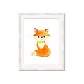 Picture of Small Fox _GroupedProduct_Rectangle_Portrait_Mini_ _GroupedProduct_Rectangle_Portrait_Framed_Matted_