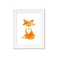 Picture of Small Fox _GroupedProduct_Rectangle_Portrait_Mini_ _GroupedProduct_Rectangle_Portrait_Framed_Matted_
