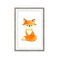Picture of Small Fox _GroupedProduct_Rectangle_Portrait_Mini_ _GroupedProduct_Rectangle_Portrait_Framed_Matted_