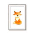 Picture of Small Fox _GroupedProduct_Rectangle_Portrait_Mini_ _GroupedProduct_Rectangle_Portrait_Framed_Matted_