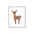 Picture of Small Deer _GroupedProduct_Rectangle_Portrait_Mini_ _GroupedProduct_Rectangle_Portrait_Framed_Matted_