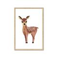Picture of Small Deer _GroupedProduct_Rectangle_Portrait_Mini_ _GroupedProduct_Rectangle_Portrait_Framed_Matted_
