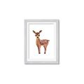Picture of Small Deer _GroupedProduct_Rectangle_Portrait_Mini_ _GroupedProduct_Rectangle_Portrait_Framed_Matted_