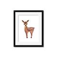 Picture of Small Deer _GroupedProduct_Rectangle_Portrait_Mini_ _GroupedProduct_Rectangle_Portrait_Framed_Matted_