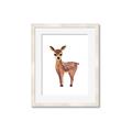 Picture of Small Deer _GroupedProduct_Rectangle_Portrait_Mini_ _GroupedProduct_Rectangle_Portrait_Framed_Matted_