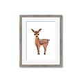 Picture of Small Deer _GroupedProduct_Rectangle_Portrait_Mini_ _GroupedProduct_Rectangle_Portrait_Framed_Matted_