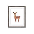 Picture of Small Deer _GroupedProduct_Rectangle_Portrait_Mini_ _GroupedProduct_Rectangle_Portrait_Framed_Matted_