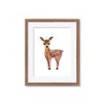 Picture of Small Deer _GroupedProduct_Rectangle_Portrait_Mini_ _GroupedProduct_Rectangle_Portrait_Framed_Matted_