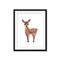 Picture of Small Deer _GroupedProduct_Rectangle_Portrait_Mini_ _GroupedProduct_Rectangle_Portrait_Framed_Matted_