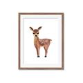 Picture of Small Deer _GroupedProduct_Rectangle_Portrait_Mini_ _GroupedProduct_Rectangle_Portrait_Framed_Matted_