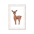 Picture of Small Deer _GroupedProduct_Rectangle_Portrait_Mini_ _GroupedProduct_Rectangle_Portrait_Framed_Matted_