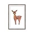 Picture of Small Deer _GroupedProduct_Rectangle_Portrait_Mini_ _GroupedProduct_Rectangle_Portrait_Framed_Matted_