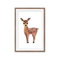 Picture of Small Deer _GroupedProduct_Rectangle_Portrait_Mini_ _GroupedProduct_Rectangle_Portrait_Framed_Matted_