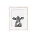 Picture of Cute Little Calf _GroupedProduct_Rectangle_Portrait_Mini_ _GroupedProduct_Rectangle_Portrait_Framed_Matted_