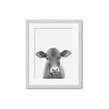 Picture of Cute Little Calf _GroupedProduct_Rectangle_Portrait_Mini_ _GroupedProduct_Rectangle_Portrait_Framed_Matted_