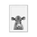 Picture of Cute Little Calf _GroupedProduct_Rectangle_Portrait_Mini_ _GroupedProduct_Rectangle_Portrait_Framed_Matted_