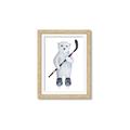Picture of Hockey Polar Bear _GroupedProduct_Rectangle_Portrait_Mini_ _GroupedProduct_Rectangle_Portrait_Framed_Matted_