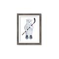 Picture of Hockey Polar Bear _GroupedProduct_Rectangle_Portrait_Mini_ _GroupedProduct_Rectangle_Portrait_Framed_Matted_