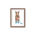 Picture of Hockey Bear _GroupedProduct_Rectangle_Portrait_Mini_ _GroupedProduct_Rectangle_Portrait_Framed_Matted_