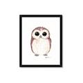 Picture of Baby Farm Owl _GroupedProduct_Rectangle_Portrait_Mini_ _GroupedProduct_Rectangle_Portrait_Framed_Matted_