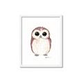 Picture of Baby Farm Owl _GroupedProduct_Rectangle_Portrait_Mini_ _GroupedProduct_Rectangle_Portrait_Framed_Matted_