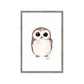 Picture of Baby Farm Owl _GroupedProduct_Rectangle_Portrait_Mini_ _GroupedProduct_Rectangle_Portrait_Framed_Matted_