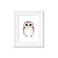 Picture of Baby Farm Owl _GroupedProduct_Rectangle_Portrait_Mini_ _GroupedProduct_Rectangle_Portrait_Framed_Matted_