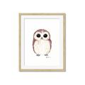 Picture of Baby Farm Owl _GroupedProduct_Rectangle_Portrait_Mini_ _GroupedProduct_Rectangle_Portrait_Framed_Matted_