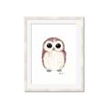 Picture of Baby Farm Owl _GroupedProduct_Rectangle_Portrait_Mini_ _GroupedProduct_Rectangle_Portrait_Framed_Matted_