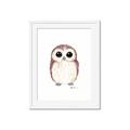 Picture of Baby Farm Owl _GroupedProduct_Rectangle_Portrait_Mini_ _GroupedProduct_Rectangle_Portrait_Framed_Matted_