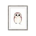 Picture of Baby Farm Owl _GroupedProduct_Rectangle_Portrait_Mini_ _GroupedProduct_Rectangle_Portrait_Framed_Matted_