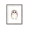 Picture of Baby Farm Owl _GroupedProduct_Rectangle_Portrait_Mini_ _GroupedProduct_Rectangle_Portrait_Framed_Matted_