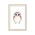 Picture of Baby Farm Owl _GroupedProduct_Rectangle_Portrait_Mini_ _GroupedProduct_Rectangle_Portrait_Framed_Matted_